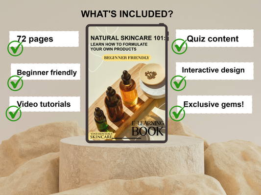 Ebook | Learn how to formulate your own skincare products | Beginner friendly